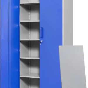 Letaya Metal Garage Storage Cabinets with Lock-72 Tall Tool Organizer Steel Lockers