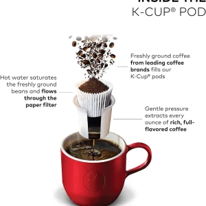 Duo Single Serve K-Cup Pod & Carafe Coffee Maker, Black