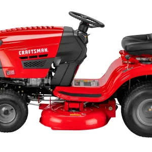 Craftsman T110 42-in Riding Lawn Mower – 17.5 HP Briggs & Stratton Engine – 7-Speed Transmission – Model 13AN77XS093