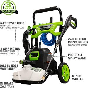 Greenworks 2000 PSI 1.2 GPM Pressure Washer GPW2003