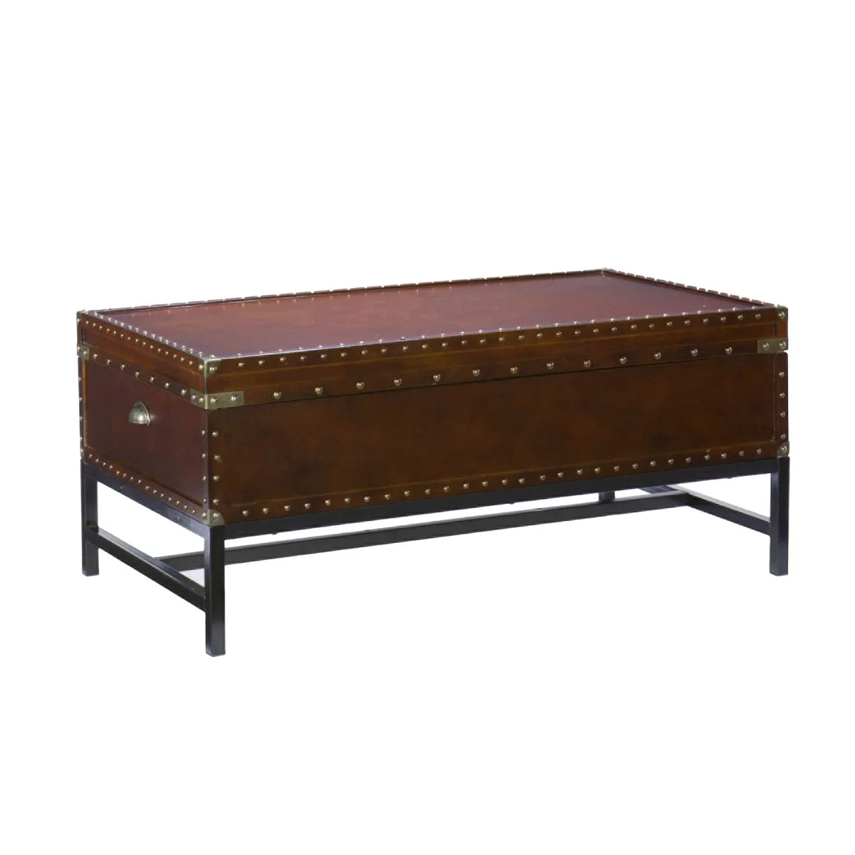 SEI Furniture Voyager Storage Coffee Table in Espresso