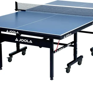 Inside Professional MDF Indoor Ping Pong Table with Quick Clamp Table Tennis Net and Post Set - 10 Minute Easy Assembly - Tournament Quality - Foldable with Single Player Playback Mode