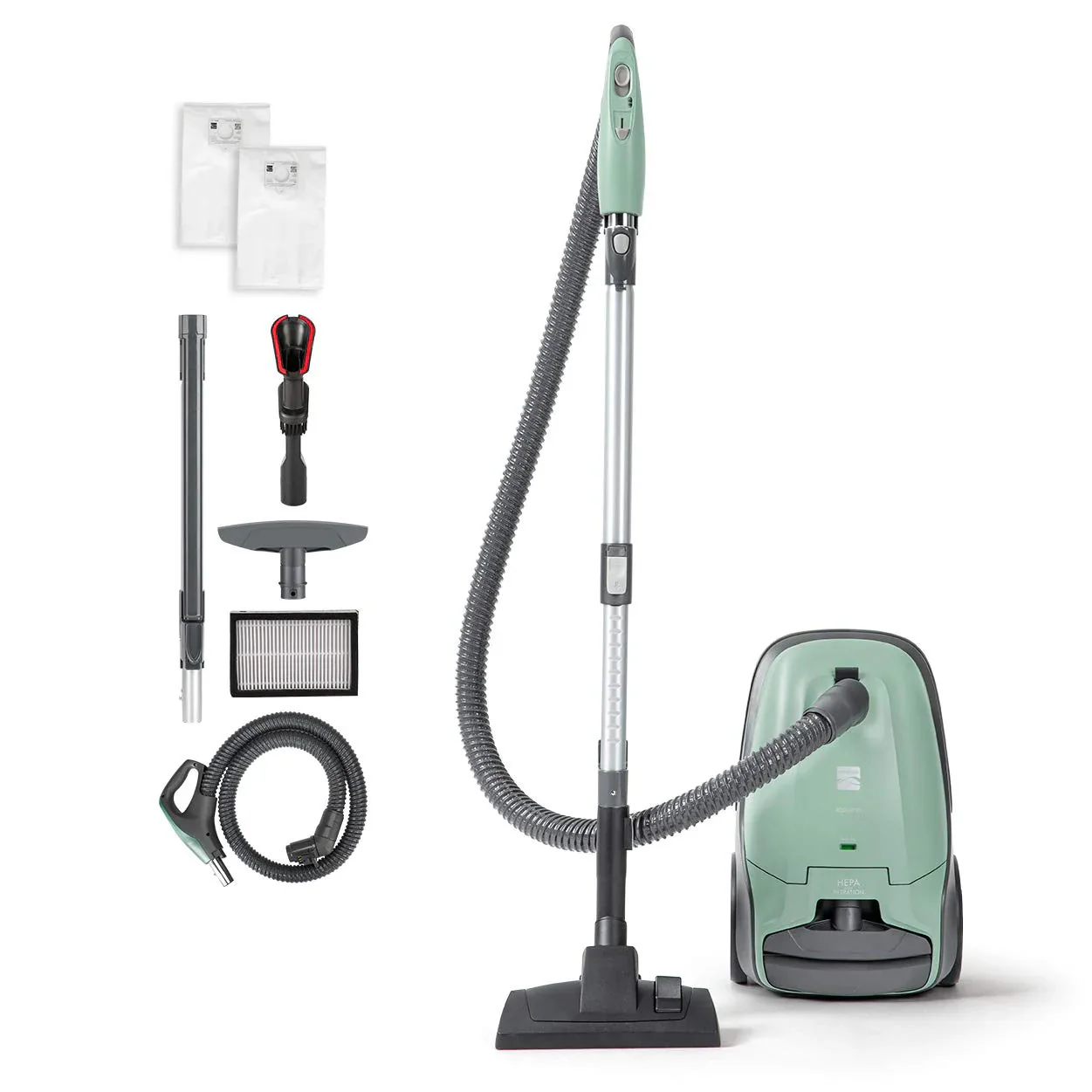 Kenmore Pet Friendly Lightweight Bagged Canister Vacuum Cleaner with Extended Telescoping Wand, HEPA, 2 Motors, Retractable Cord, and 4 Cleaning Tools