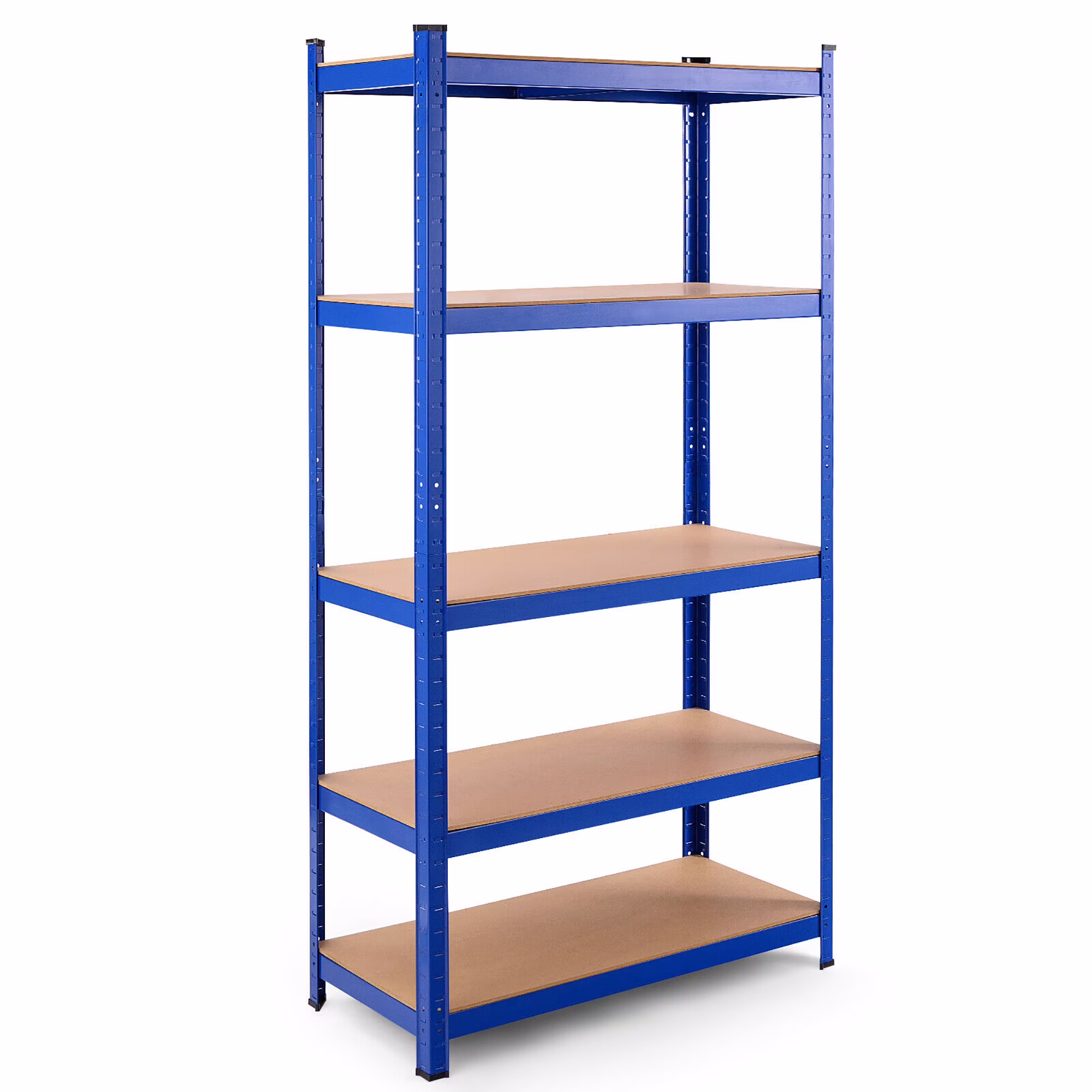 Costway 72'' Heavy Duty Steel 5 Level Garage Shelf Storage Adjustable Shelves Silver