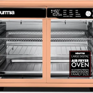 Gourmia French Door Air Fryer Oven - 37 Qt Large Capacity Convection Toaster Oven