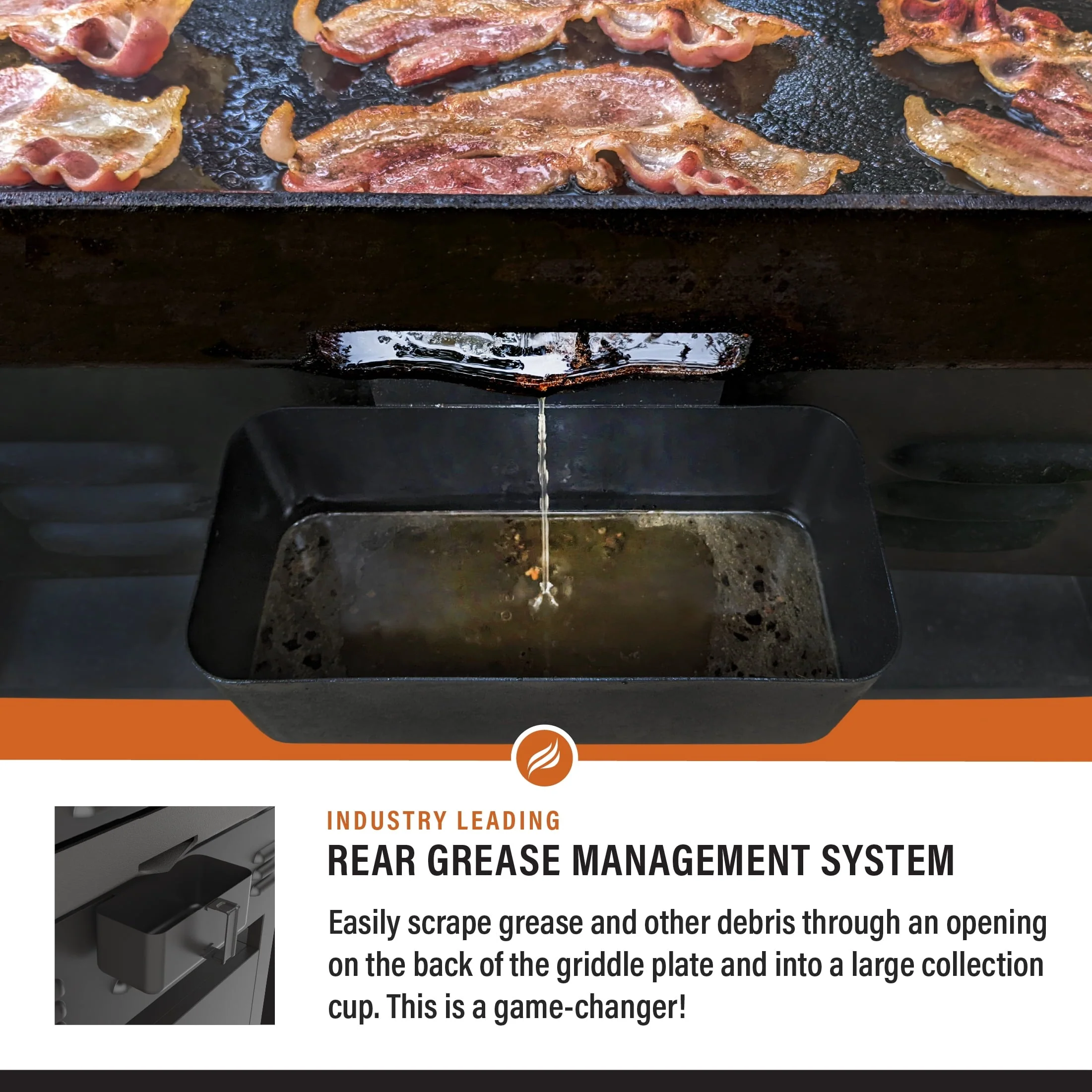 4-Burner 36" Griddle with Air Fryer and Hood