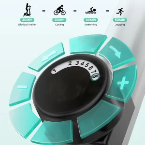 THERUN Ultra Quiet Magnetic Elliptical Trainer Exercise Machine