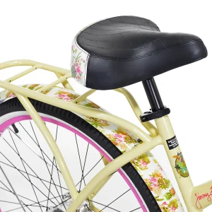 26" Margaritaville Women'S 3 - Speed Cruiser Bike, Yellow