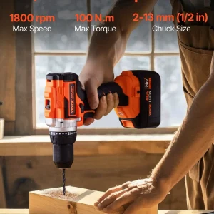 Tool Combo Kit Max 20V Cordless 2-Tool Power Combo Kit with 4.0 Ah Battery -C Home & Workshop Use