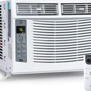 Smart 6000 BTU Window Air Conditioner with WiFi, Window AC Unit with Remote