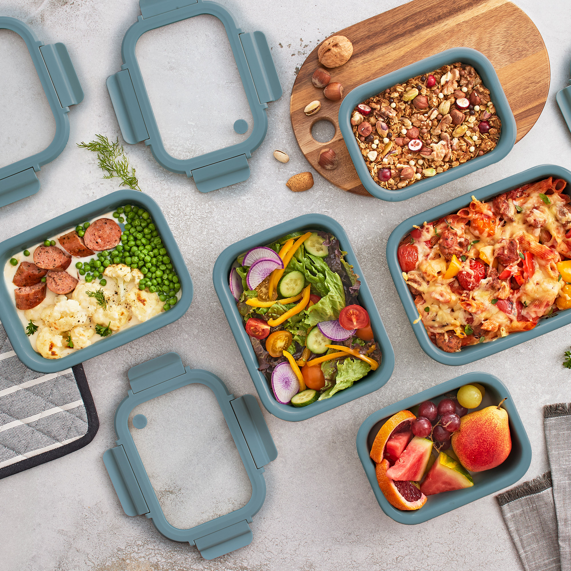 Safdie & Co. 10-piece Ceramic Food Storage Set