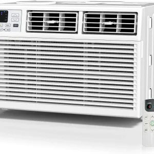 Antarctic Star 12,000 BTU U-Shaped Window Air Conditioner Unit Cools up to 550 Sq.Ft. with 6 Modes 24H Timer, Ultra Quiet Window AC Units