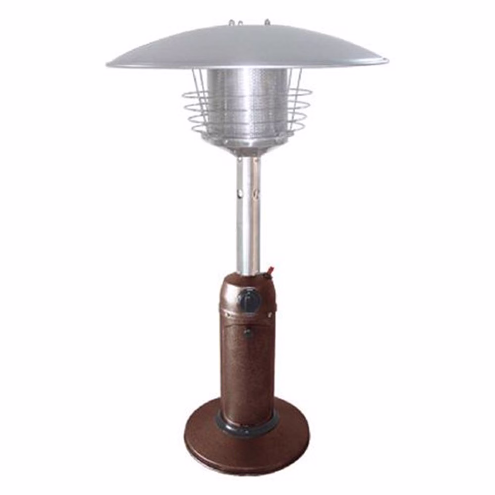 AZ Patio Heaters Propane Gas Outdoor Tabletop Patio Heater, Hammered Bronze