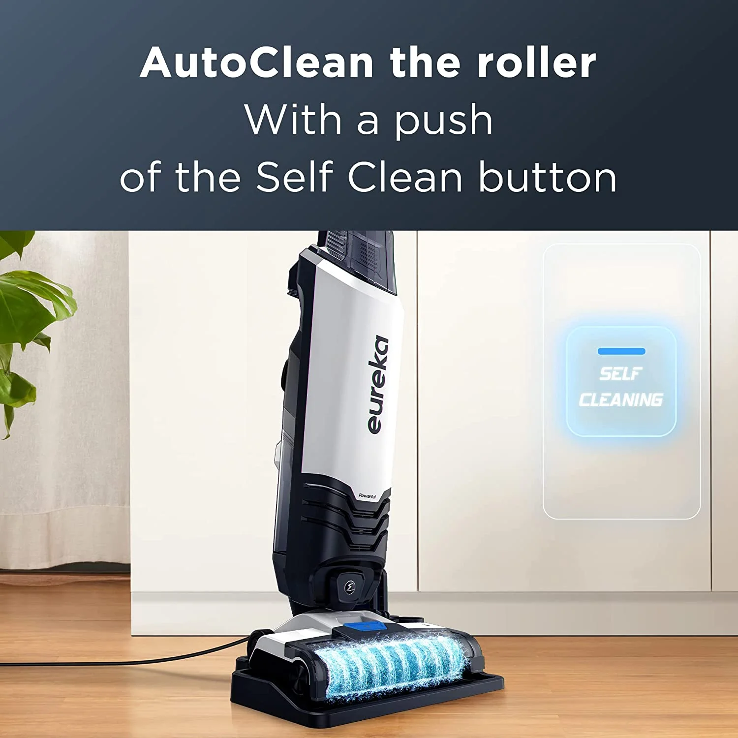 Eureka All in One Wet Dry Vacuum Cleaner and Mop for Multi-Surface Lightweight Self-Cleaning System