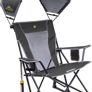 GCI Outdoor Sunshade Rocker Outdoor Rocking Chair with Canopy
