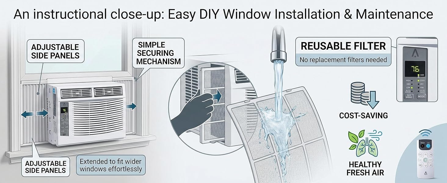 10.000 BTU Window Air Conditioner